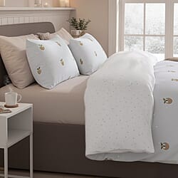 Copenhagen Home Blue Fable Duvet Cover and Pillowcase Set