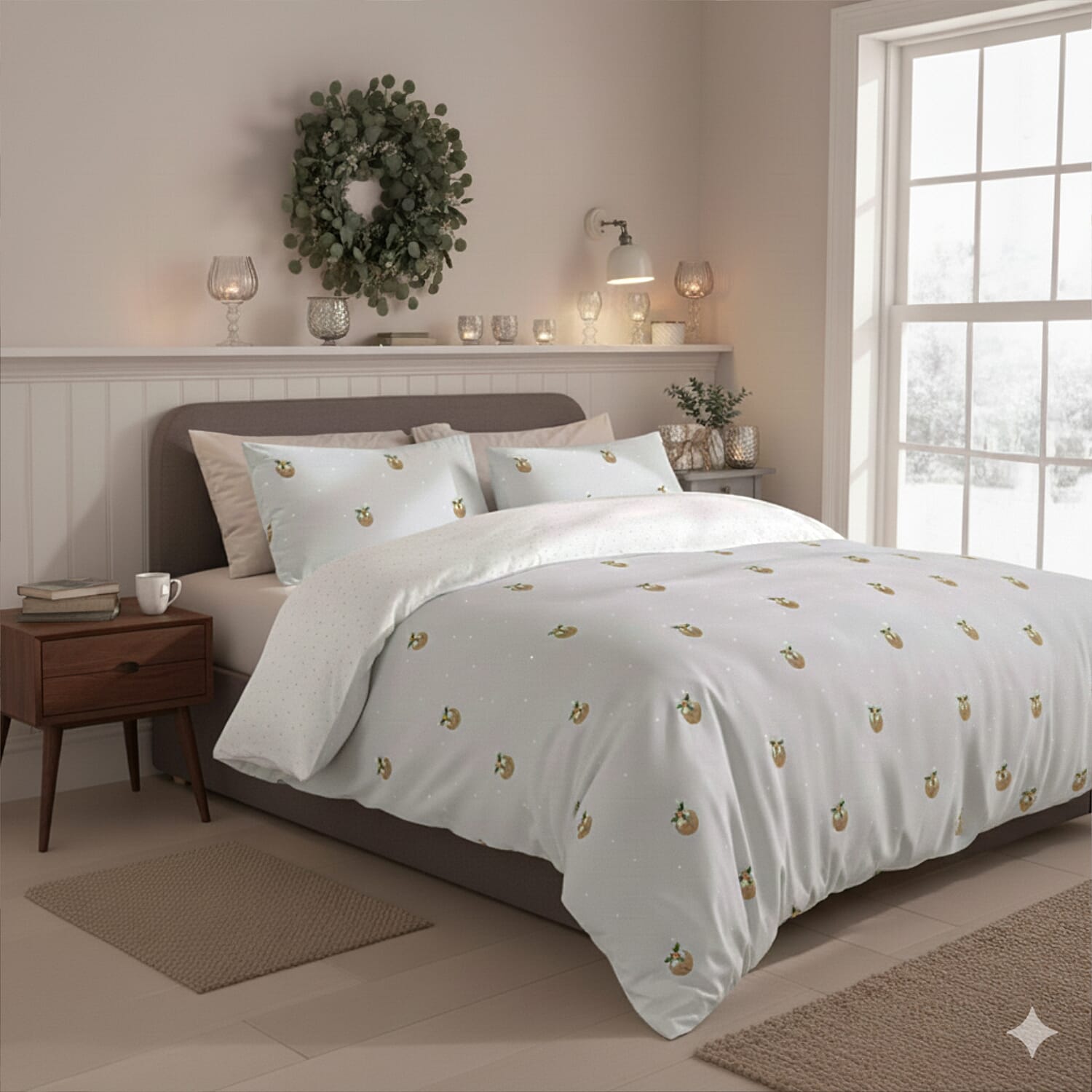 Copenhagen Home Blue Fable Duvet Cover and Pillowcase Set