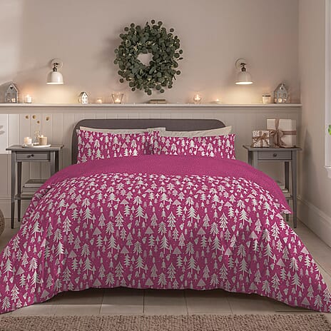 Copenhagen Home Fable Blue Duvet Cover Set - Double - Pink