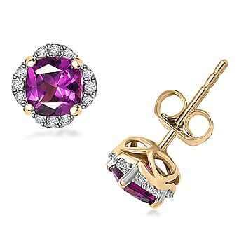 https://tjcuk.sirv.com/Products/79/7/7976727/10K-Yellow-Gold-AAA-Purple-Garnet-White-Diamond-Halo-Earring-1-43-Ct_7976727.jpg?w=342&h=342