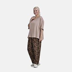 La Marey Relaxed Fit Printed Loungewear Co-ords Set