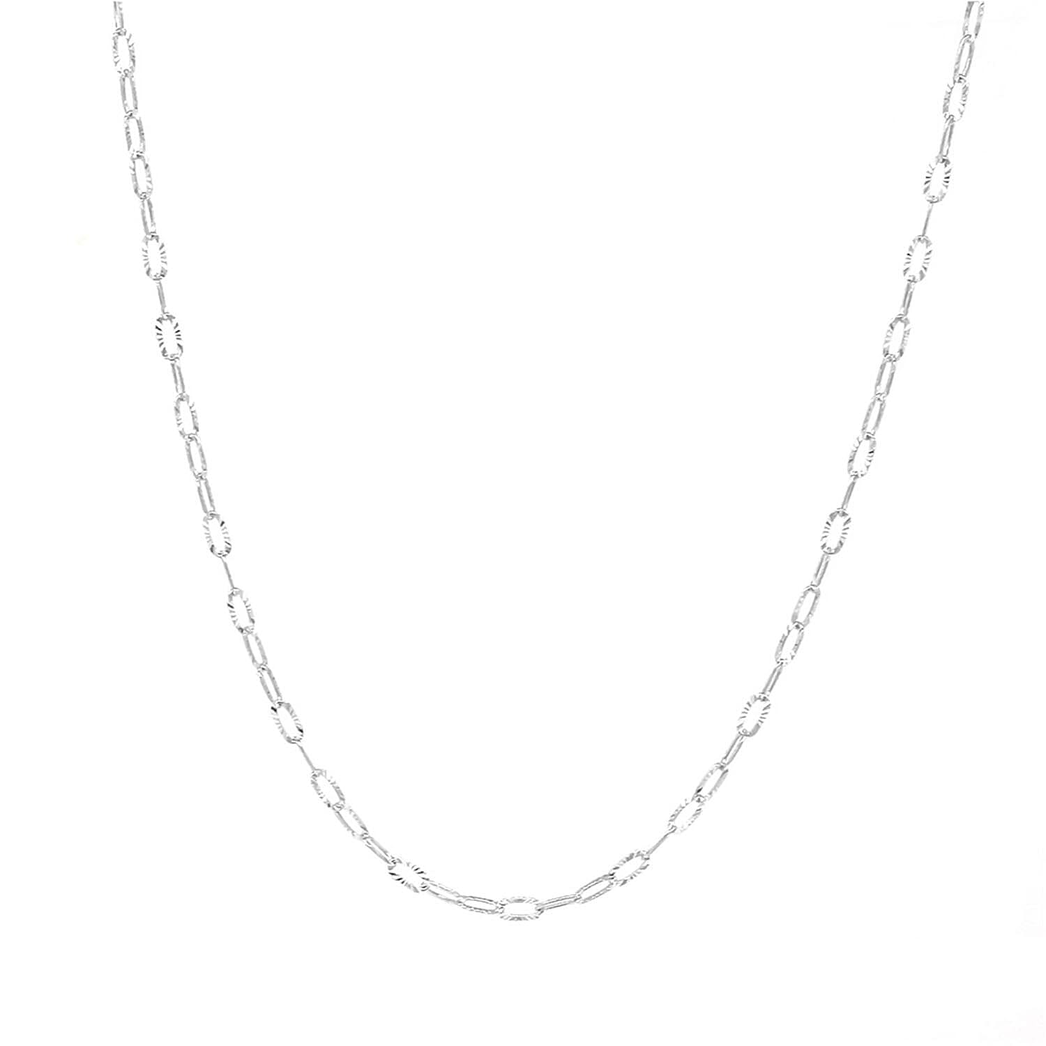 NY Close Out- Sterling Silver Necklace With Lobster Clasp (Size - 20)