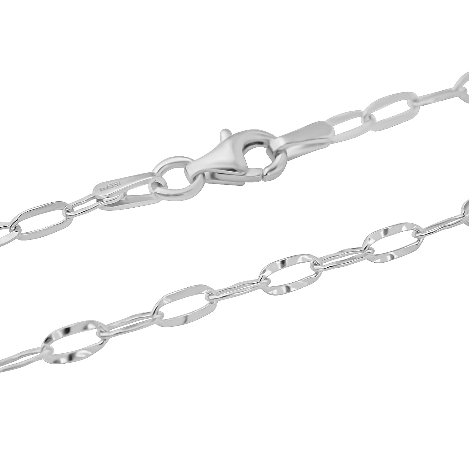 NY Close Out- Sterling Silver Necklace With Lobster Clasp (Size - 20)