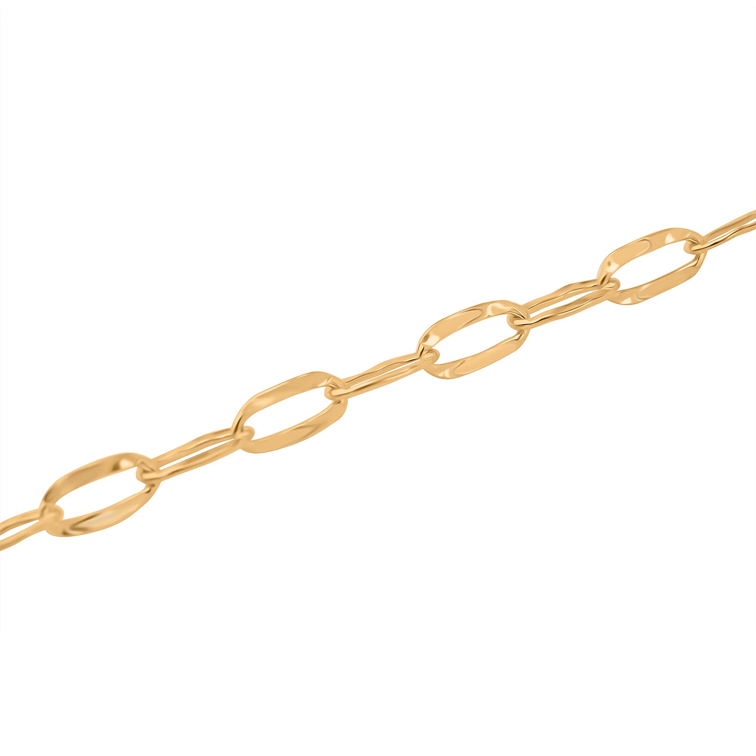 NY Close Out- Gold Overlay Sterling Silver Necklace (Size - 20)