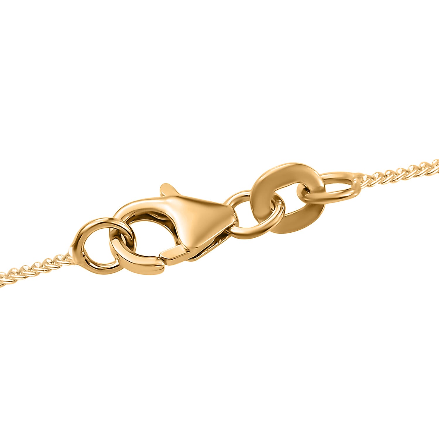 GP Honeycomb Collection - Red Garnet, Blue Sapphire,White Zircon Cluster Necklace (Size - 20) in 18K Yellow Gold Vermeil Sterling Silver 11.75 Ct