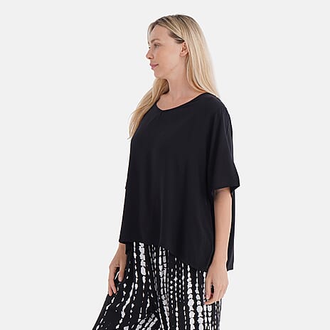 & Maisi Printed Loungwear  - Black & Black