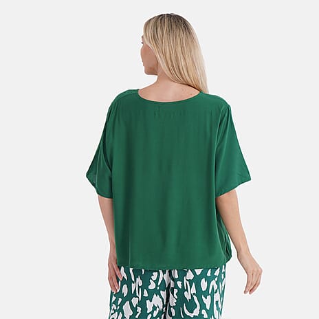 & Maisi Leopard Loungwear  - Green & Green