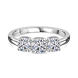 LUXURIANT 1 Ct. Lab Grown Diamond 3-Stone Ring SGL Certified (VS-G-H)