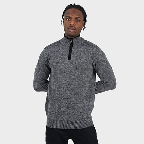 Brave Soul Knitted Jumper - Black