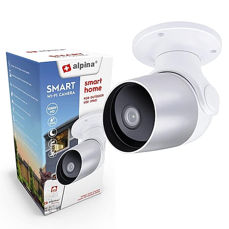 One Time Deal - Alpina Smart Wi-fi Outdoor Full HD 1080p IP Camera 230V - with EU Plug