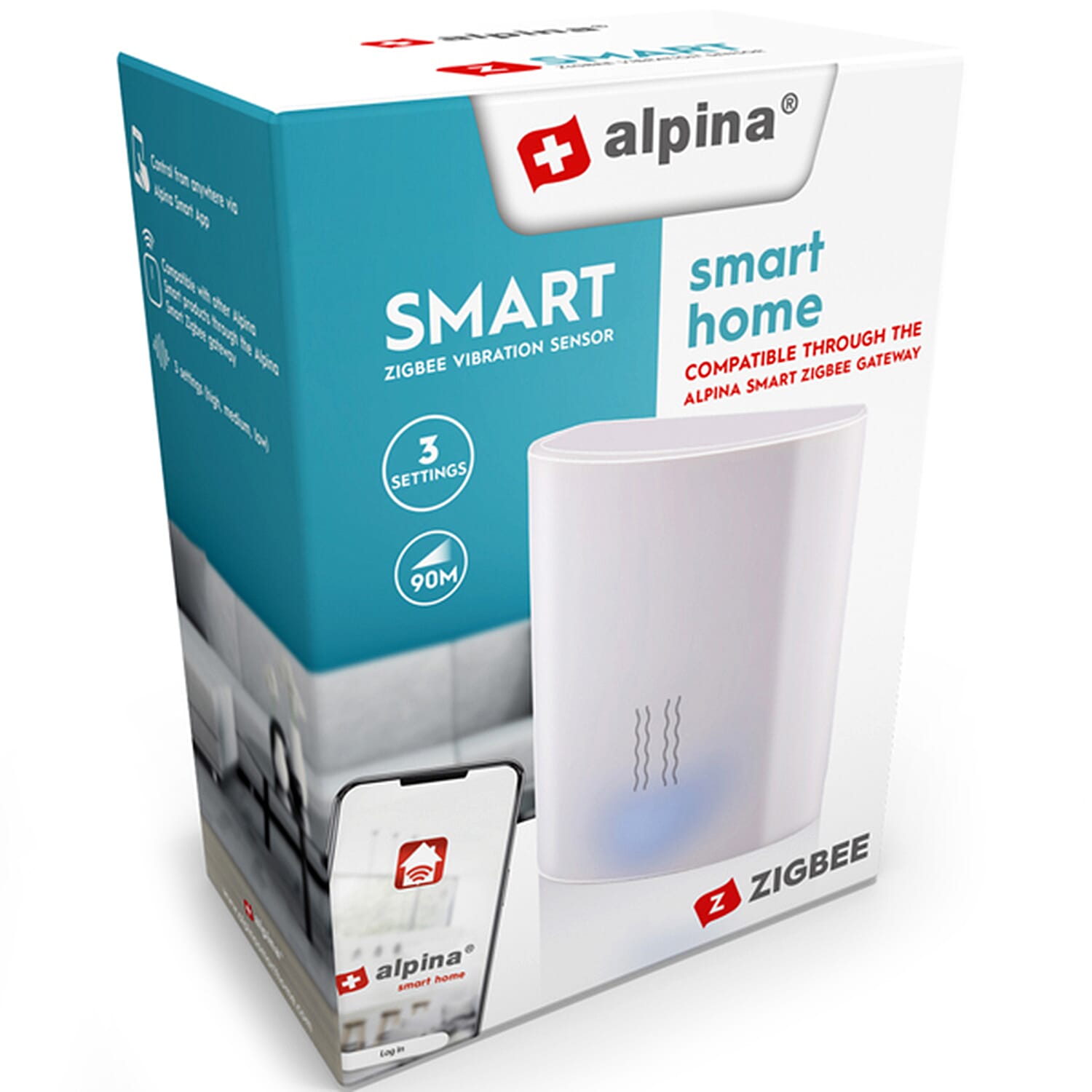 Smart Vibration Sensor 3V- White