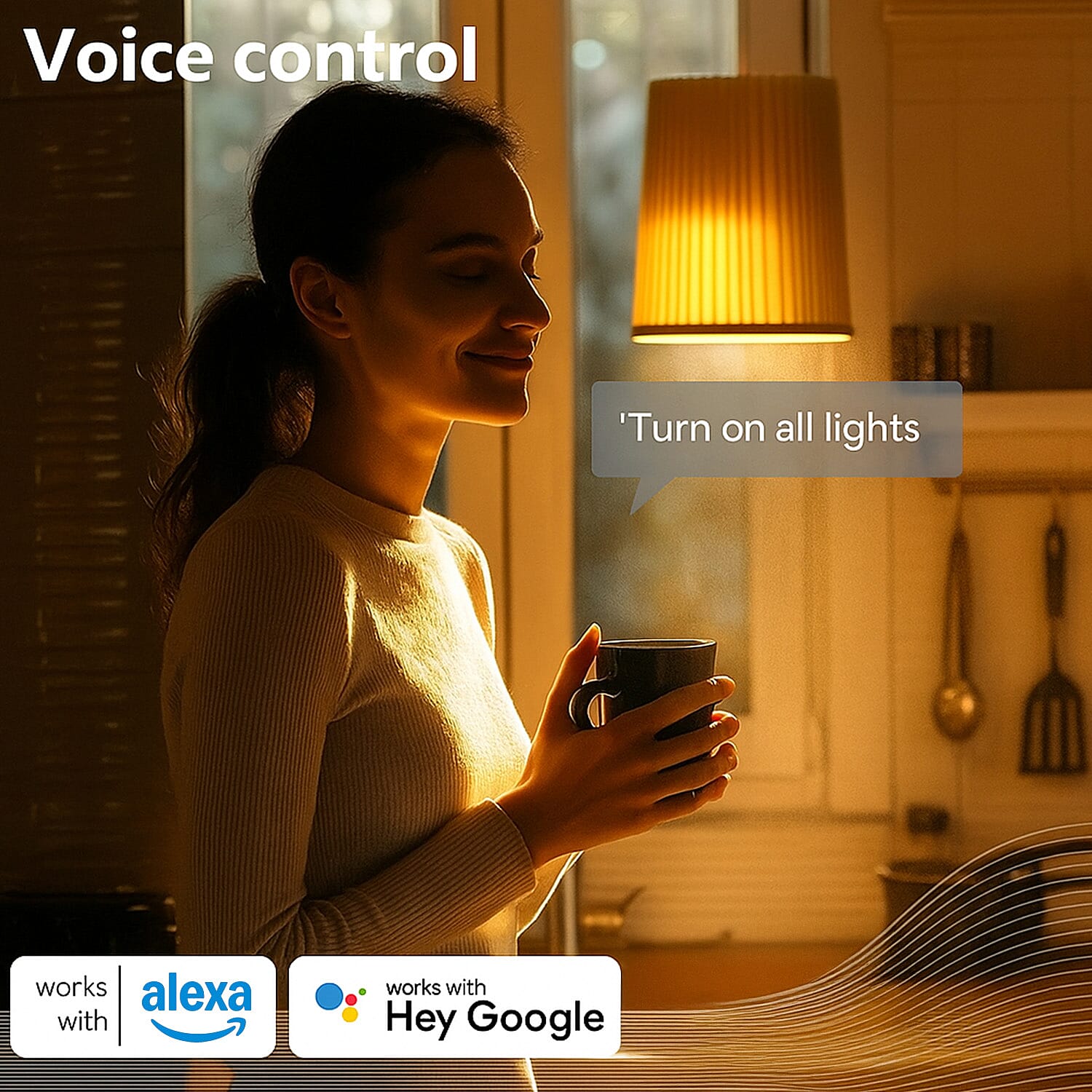Alpina Smart Wi-Fi E14 LED Bulb (5W) - Voice and App Controlled Lighting
