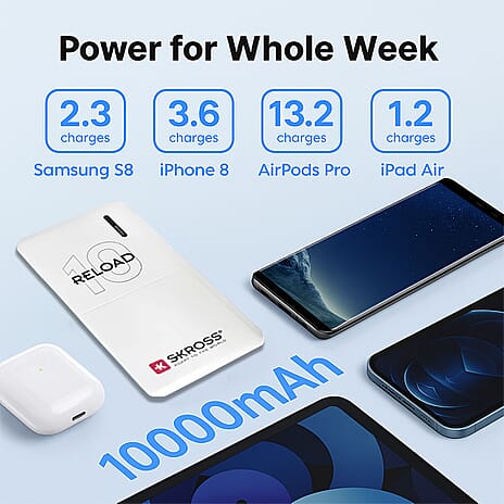 Power Bank - Recharge Devices. Compact, Sleek, Stylish - 10 000 mAh