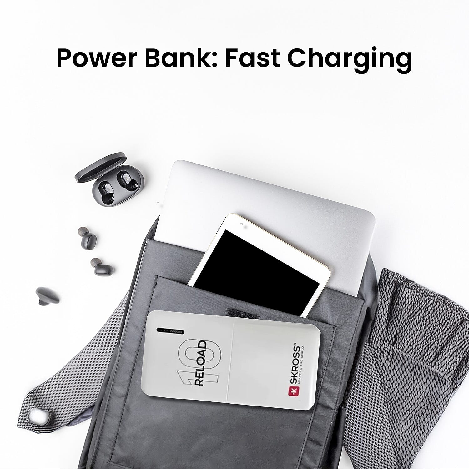 Power Bank - Recharge Devices. Compact, Sleek, Stylish - 10 000 mAh