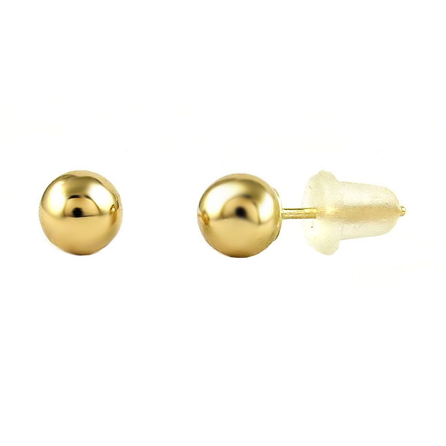 NY Close Out 14K Yellow Gold Ball Stud.
