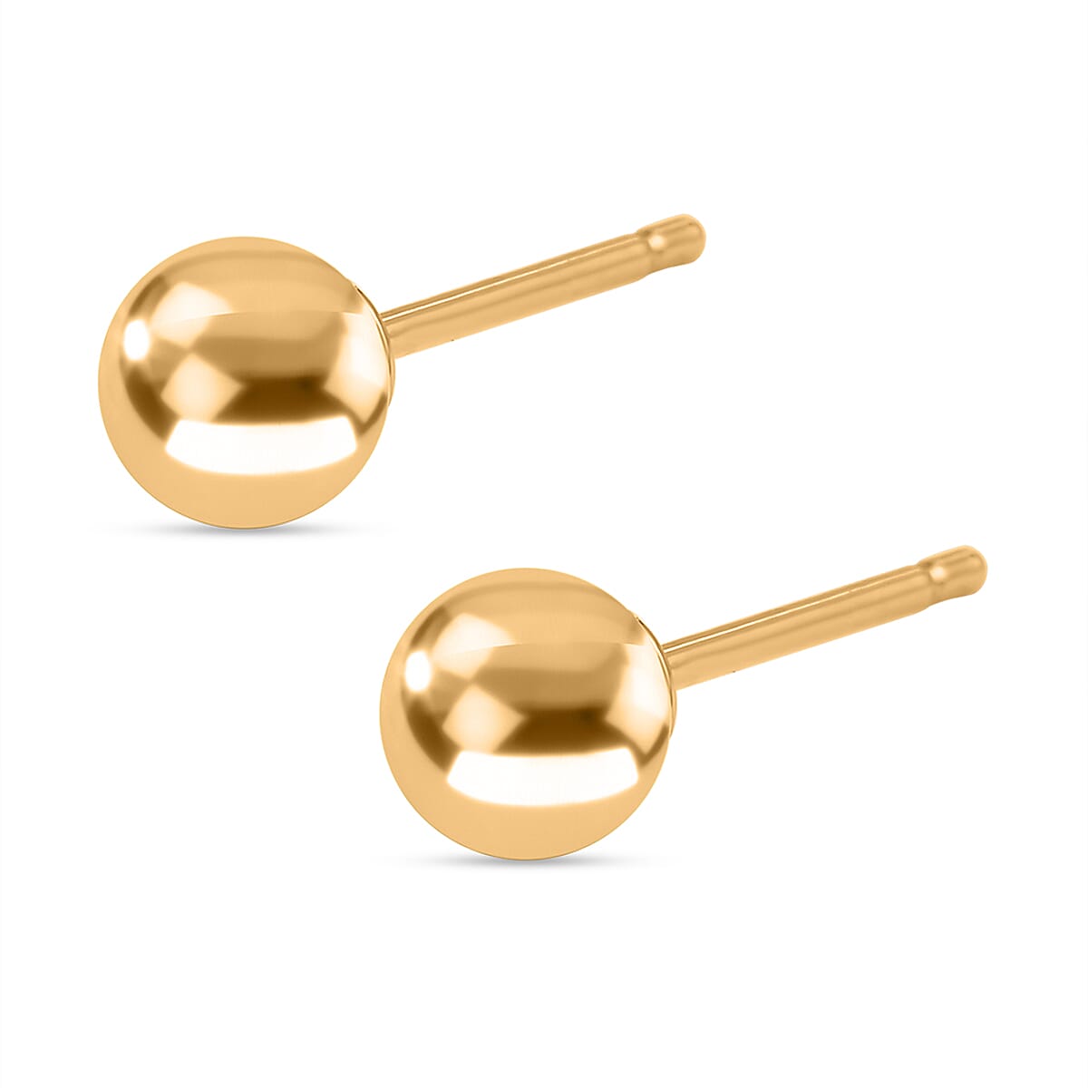 NY Close Out 14K Yellow Gold Ball Stud.