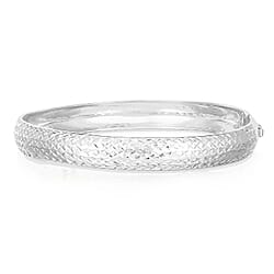 NY Close Out - Sterling Silver Bangle 7.5 inch
