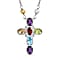 African Amethyst Necklace (Size - 20) in Silver Tone 4.78 Ct.