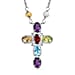 Skyblue Topaz Necklace (Size - 20) 7.48 Ct.