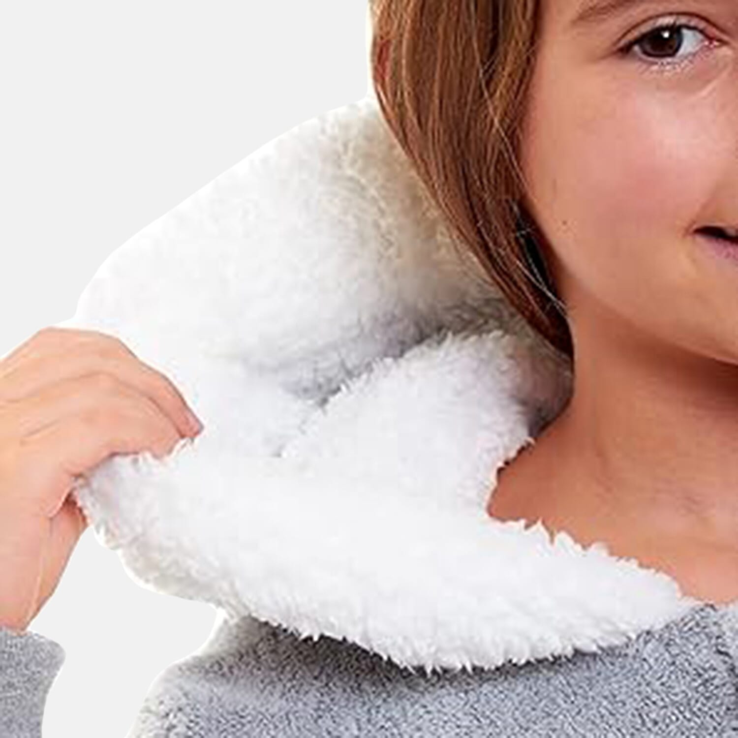 Ladies' Teddy Fleece Jumpsuit with Hood