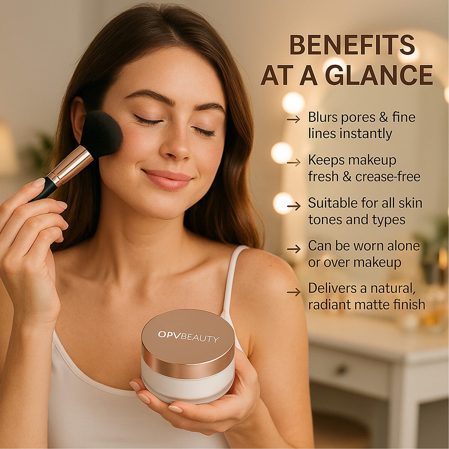 OPV Beauty Translucent Setting Powder