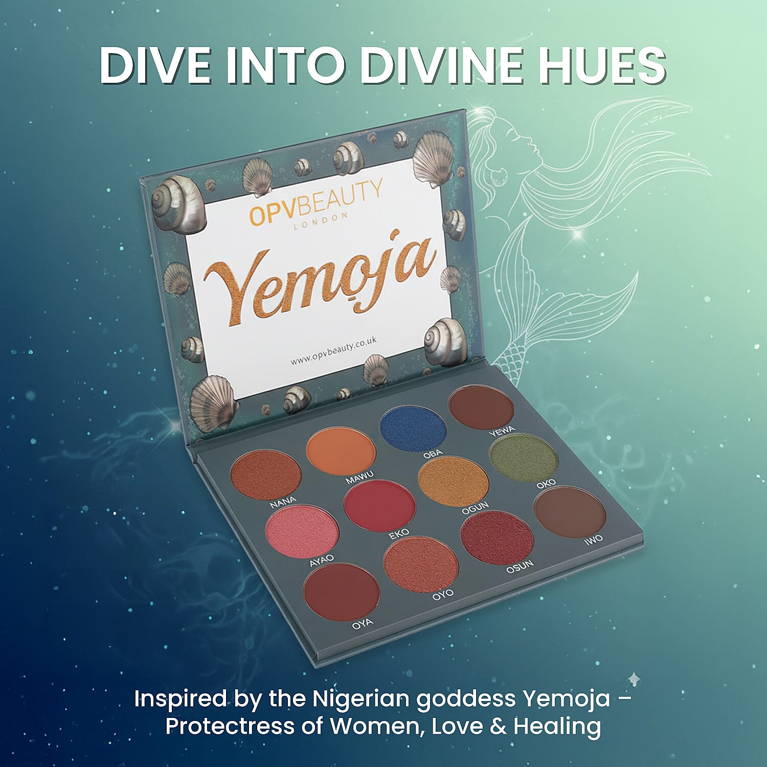 OPV Beauty Yemoja Eyeshadow Palette