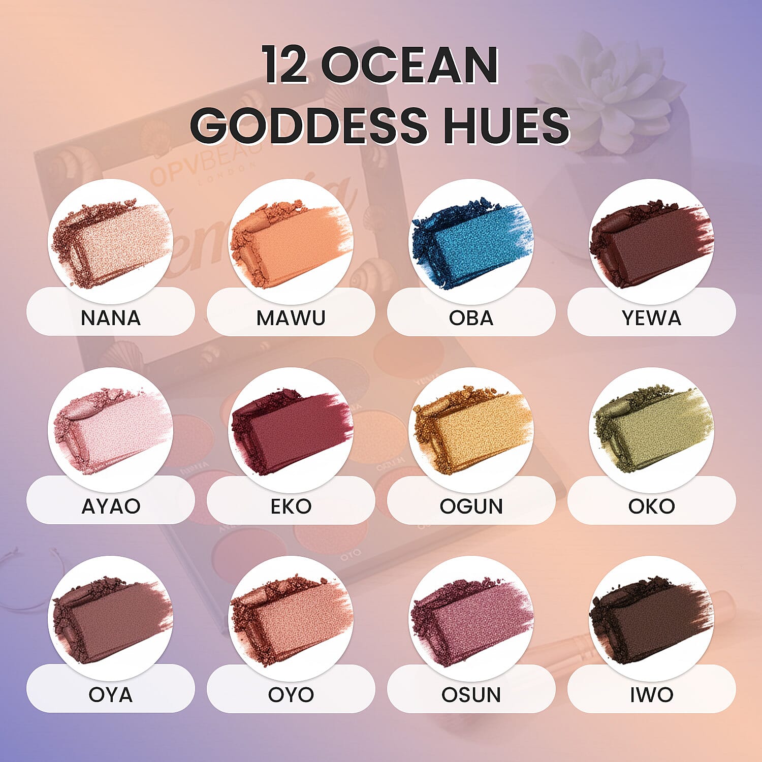 OPV Beauty Yemoja Eyeshadow Palette