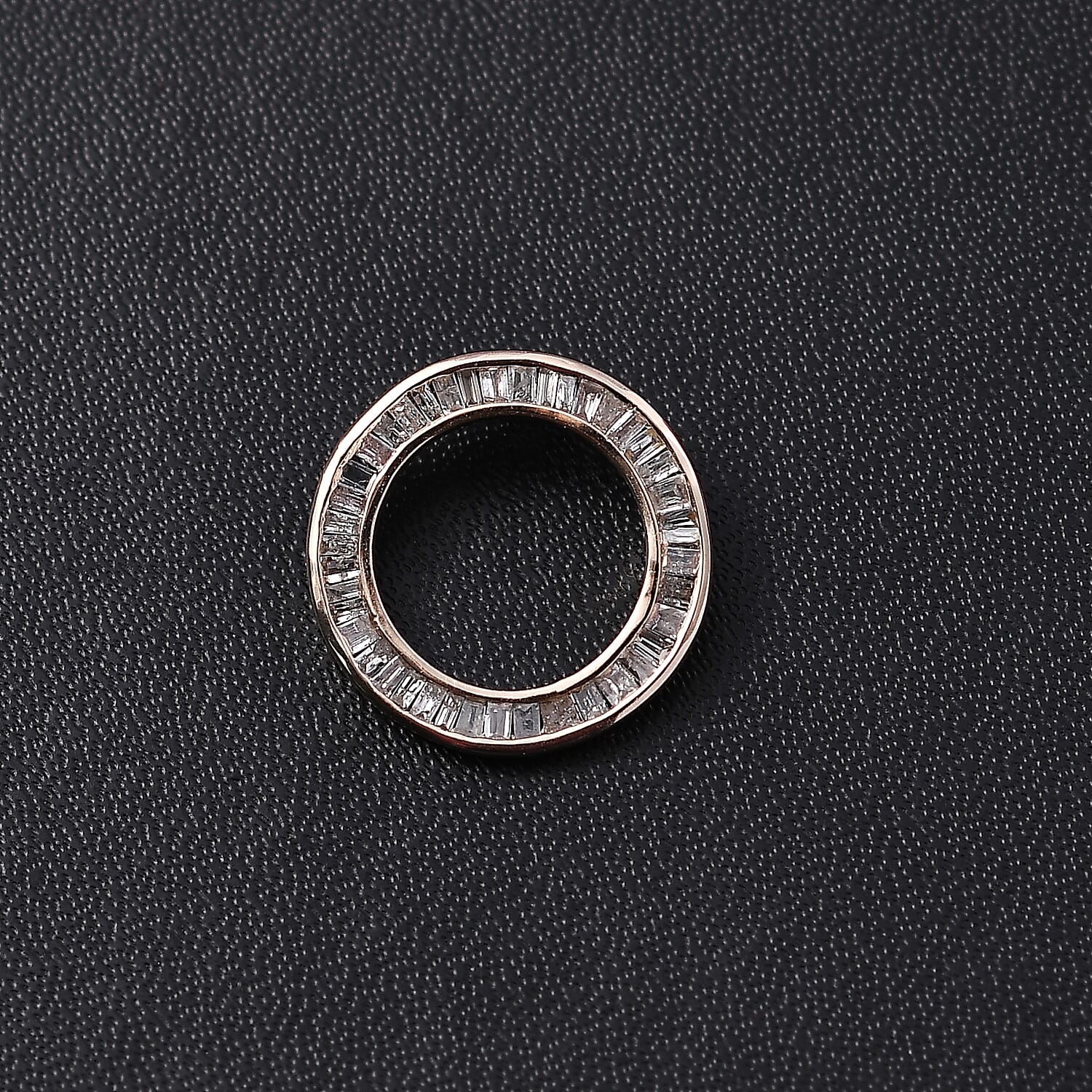 9K Yellow Gold Natural Diamond Circle of Life Pendant 0.25 Ct