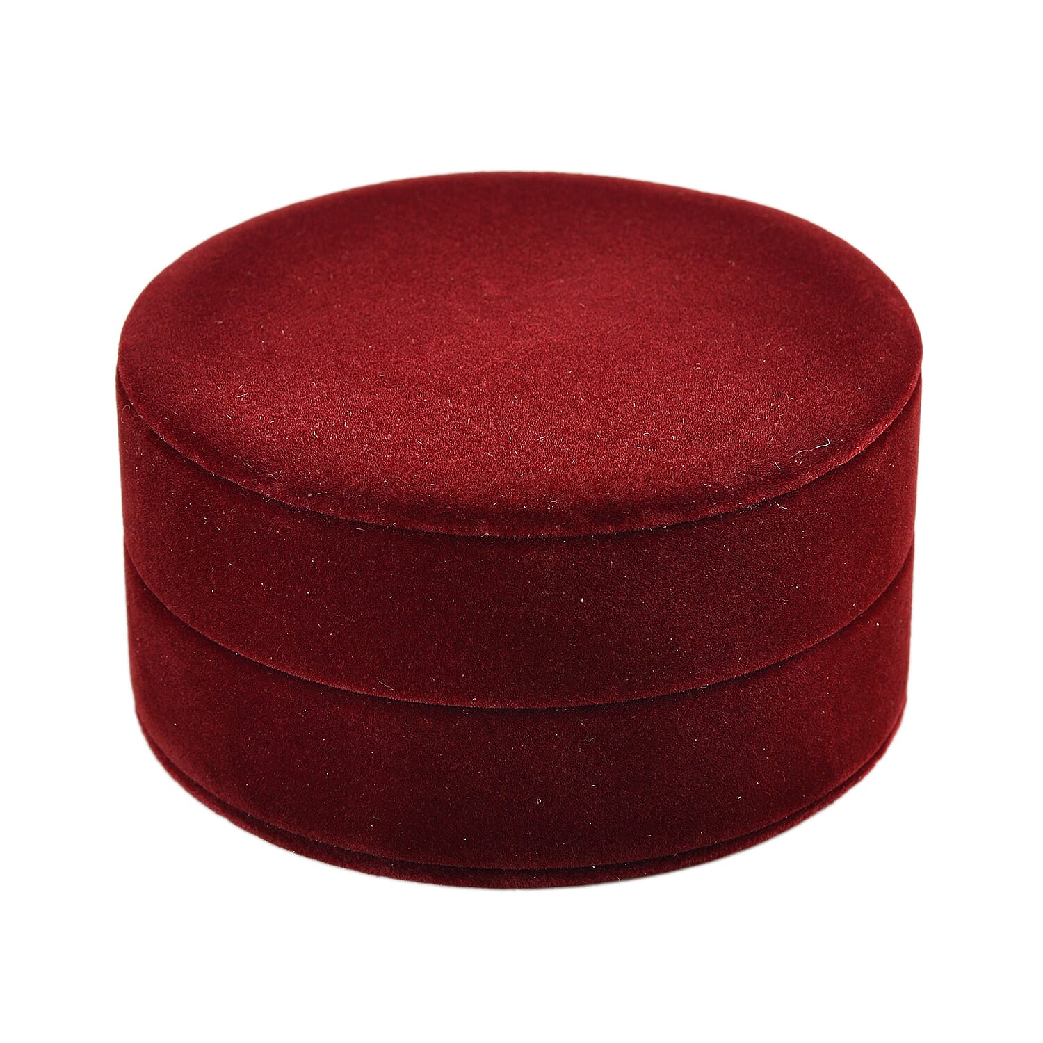 Christmas Dark Red Velvet Solid Earrings Box