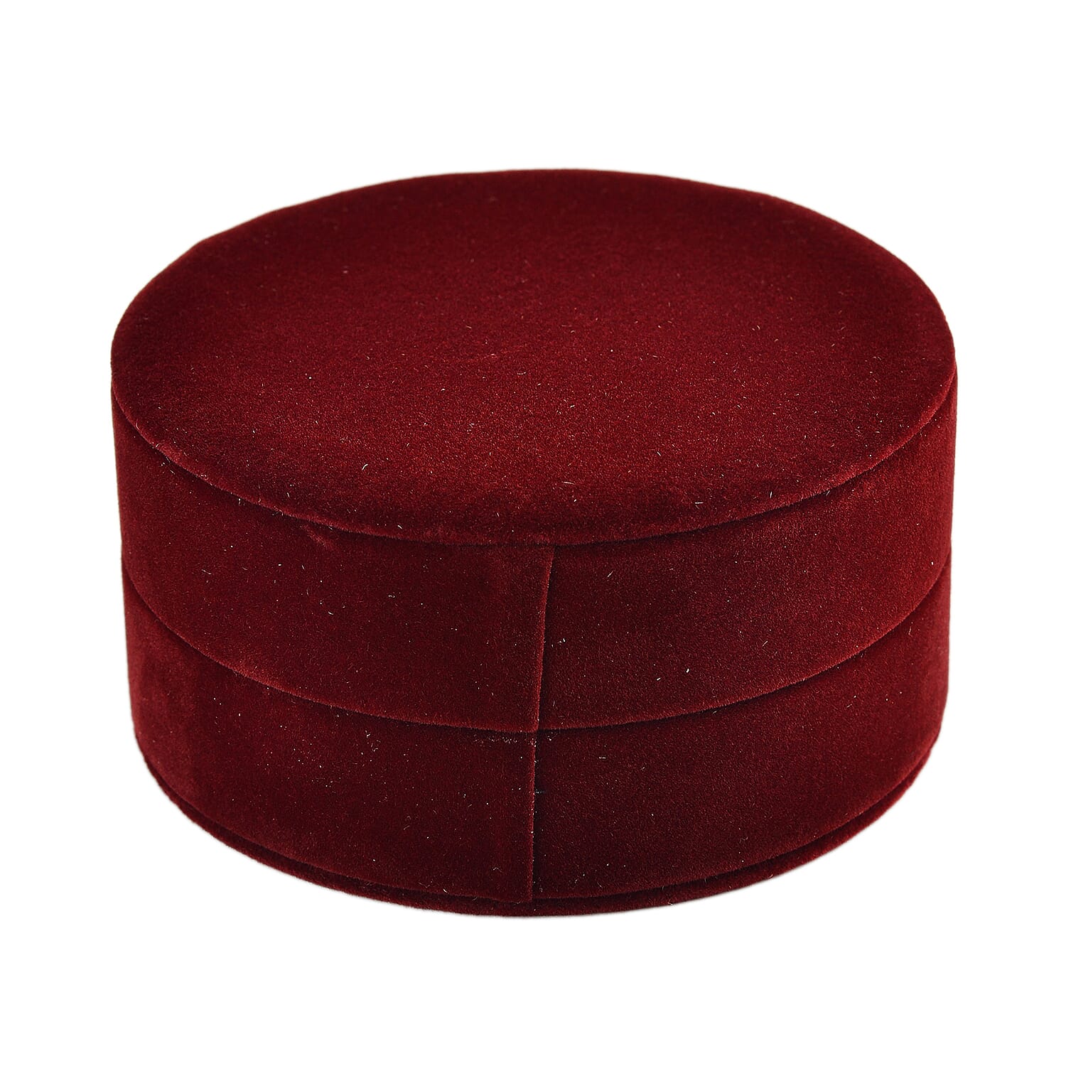 Christmas Dark Red Velvet Solid Earrings Box