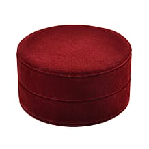 Christmas Dark Red Velvet Solid Pendant Box