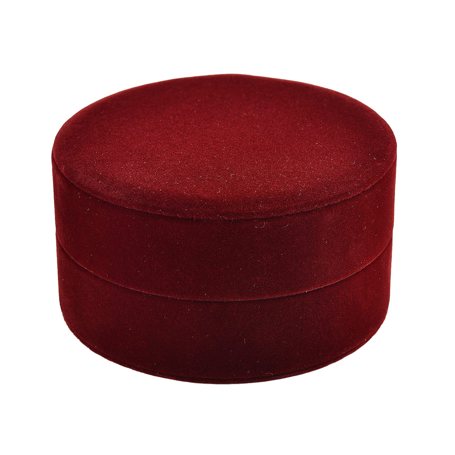 Christmas Dark Red Velvet Solid Bangle Box