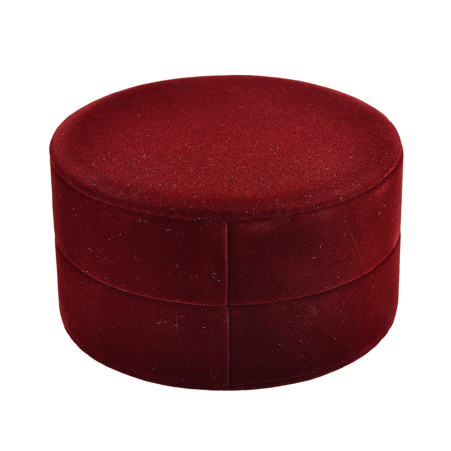 Christmas Dark Red Velvet Solid Bangle Box