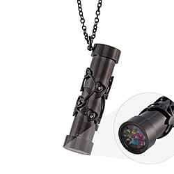 Set of 2 Multi Colour Cubic Zirconia Kaleidoscope Necklace (Size - 30-2 Ext.)