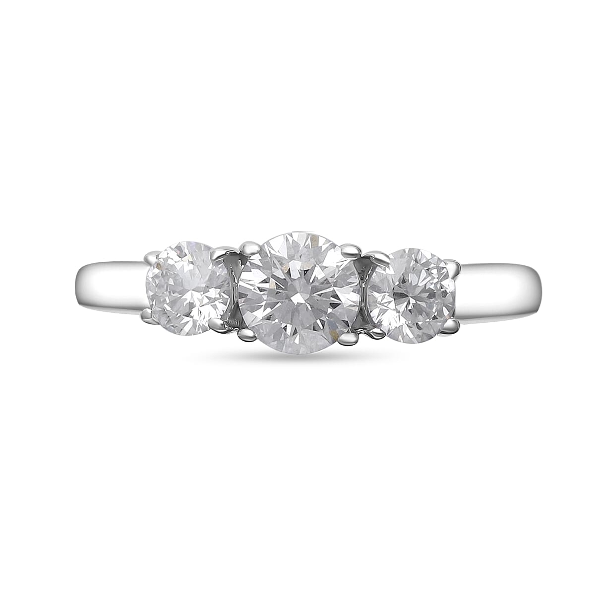 Luxuriant Diamond 950 Platinum SGL Certified Lab Grown Diamond (VS-G-H) Ring 1.00 Ct.