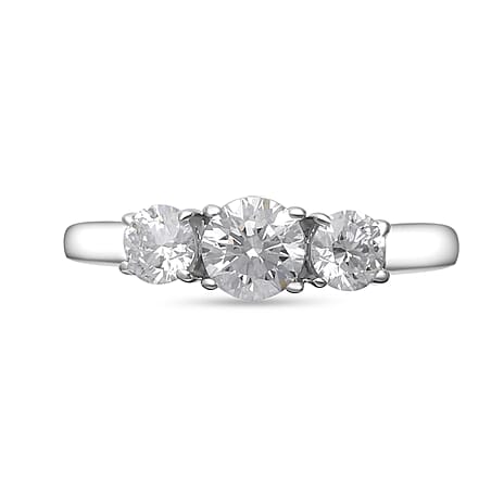 Luxuriant Diamond 950 Platinum SGL Certified Lab Grown Diamond (VS-G-H) Ring 1.00 Ct.
