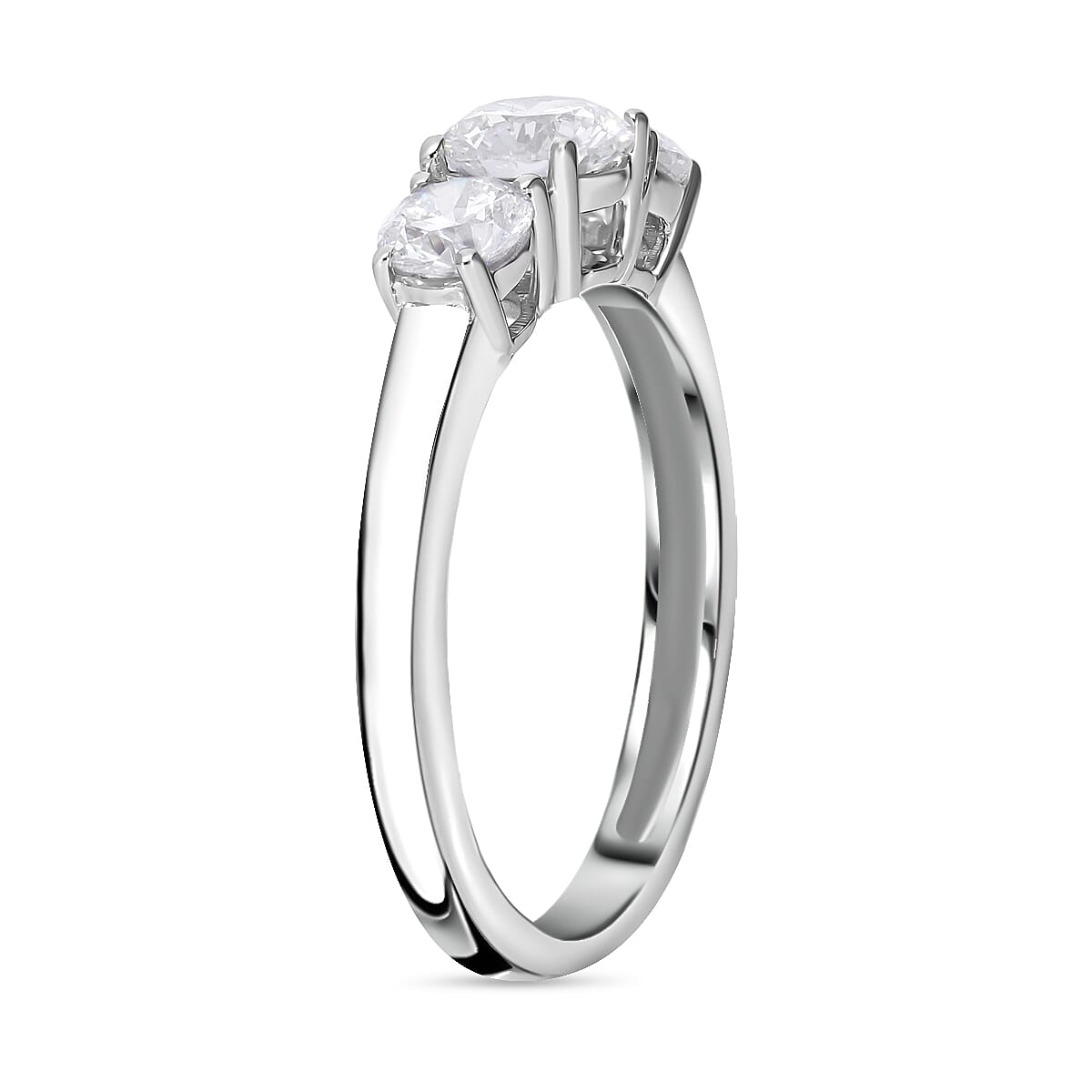 Luxuriant Diamond 950 Platinum SGL Certified Lab Grown Diamond (VS-G-H) Ring 1.00 Ct.