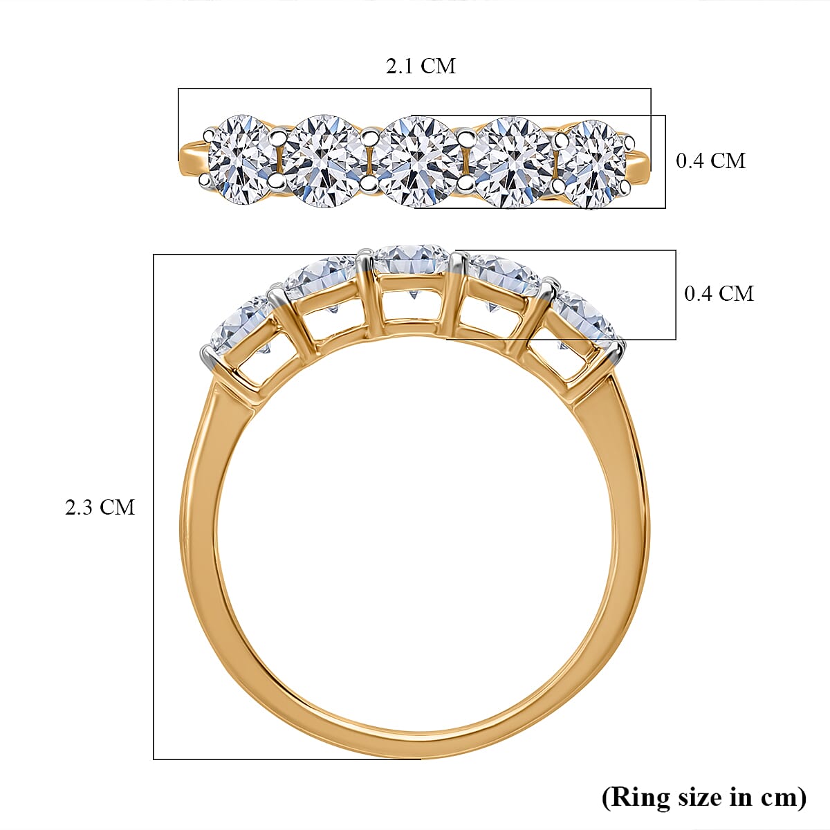 Luxuriant Diamond 9K Yellow Gold SGL Certified (VS-G-H) Lab Grown Diamond Ring 1.02 Ct. Luxuriant Diamond 9K Yellow Gold SGL Certified (VS-G-H) Lab Grown Diamond Ring 1.02 Ct.
