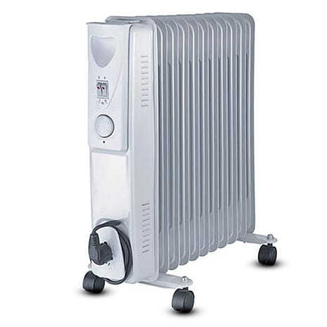 2500W  Oil Filled Radiator - White