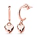 Sterling Silver Dangling Earring with Push Back