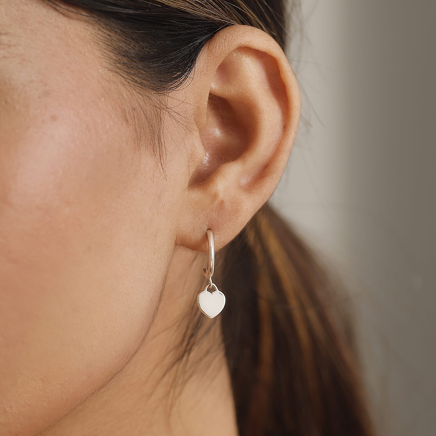 Sterling Silver Dangling Earring with Push Back