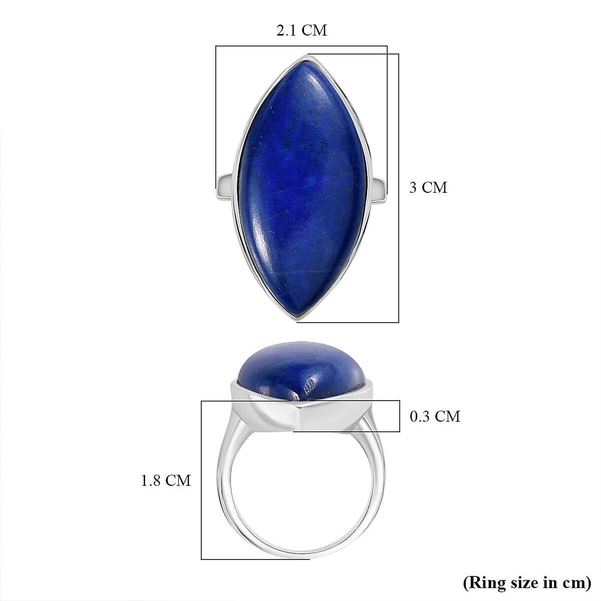 Solitaire Ring in Stainless Steel