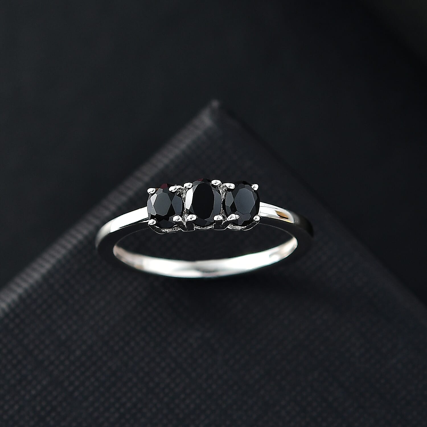 Trilogy Ring in Sterling Silver