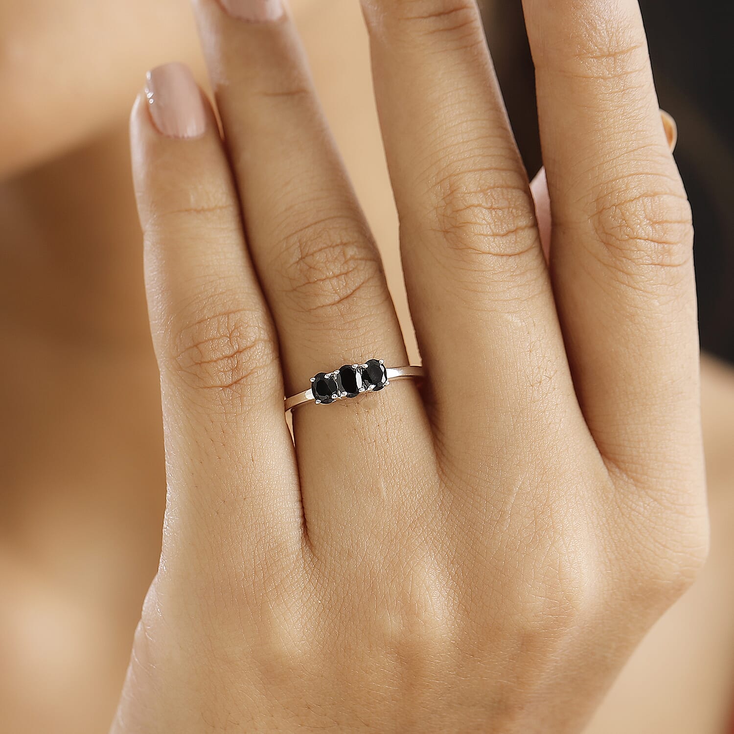 Trilogy Ring in Sterling Silver