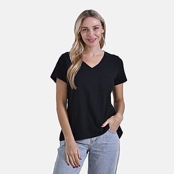 https://tjcuk.sirv.com/Products/79/7/7979979/La-Marey-100-Cotton-Short-Sleeve-V-Neck-Casual-Top-Size-L-Black_7979979_3.jpg?w=342&h=342