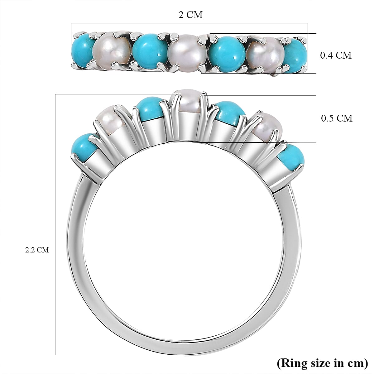 Band Ring in Platinum Overlay Sterling Silver Band Ring in Platinum Overlay Sterling Silver