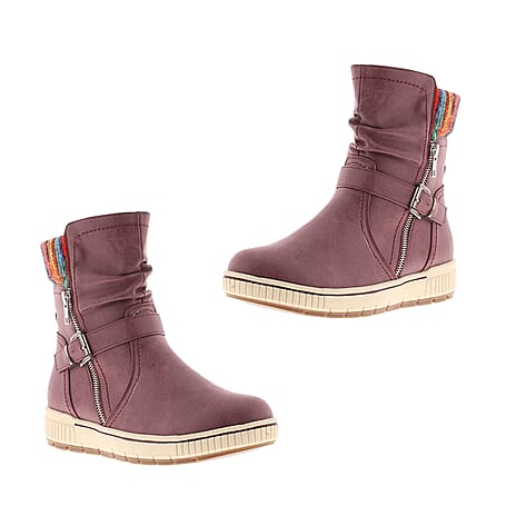 DR KELLER Ladies Shoe (Size 8) - Burgandy