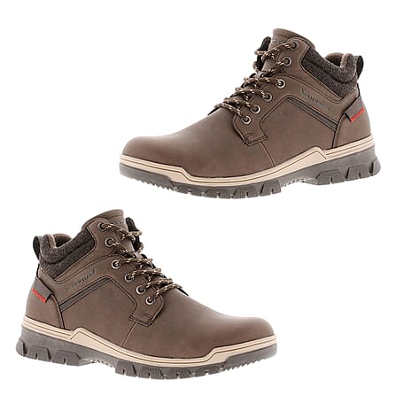 Rockstorm Mens Bertie Lace-up Boots (Size 8) - Brown