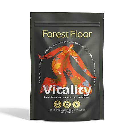 Forest Floor Lions Mane and Shiitake Mushroom Capsules (120) - Vitality