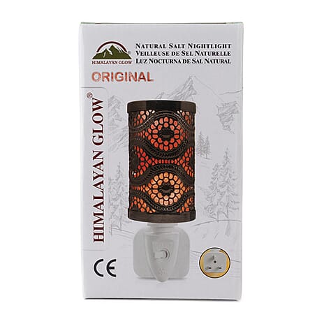 Original Ornate Himalayan Glow Natural Salt Nightlight Lamp